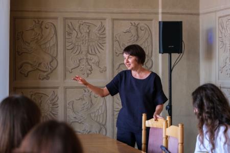 Wykład inauguracyjny prof. Radosława Siomy; fot. Robert Wolak